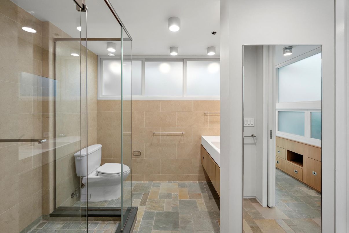 Bathroom, Glass Shower, Interior