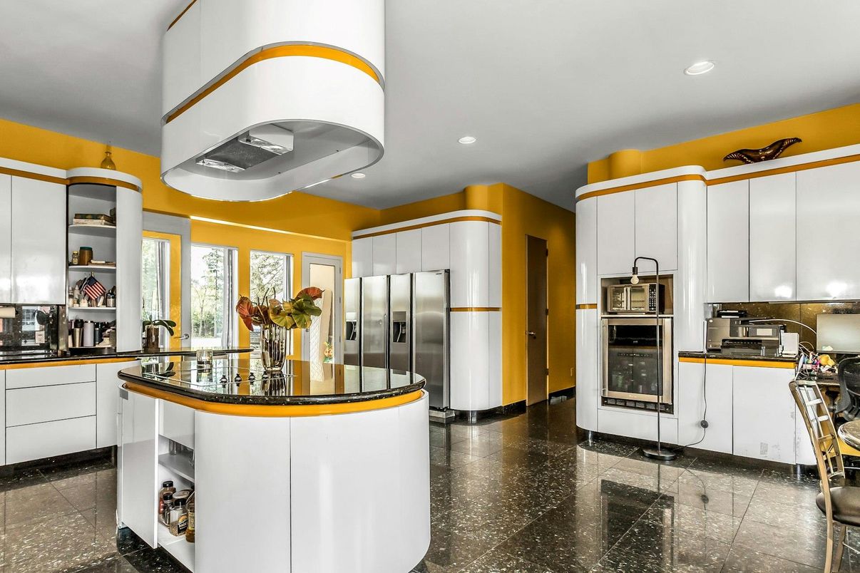 Interior, Kitchen, Recessed Lighting, Stainless Steel Appliances