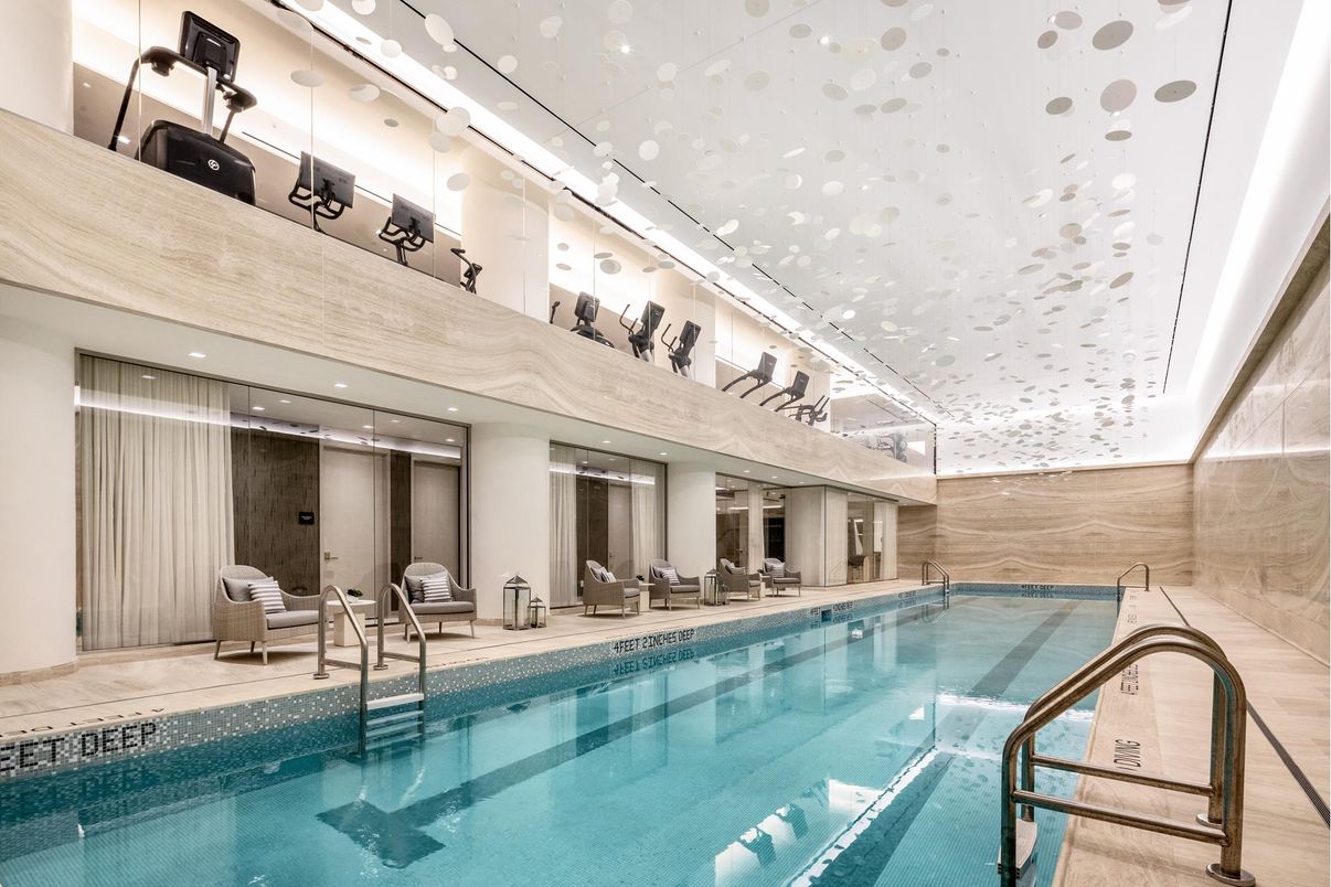 Interior, Pool, Recessed Lighting