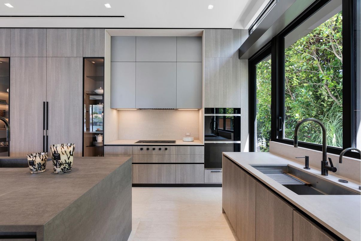 Interior, Kitchen, Recessed Lighting, Stainless Steel Appliances