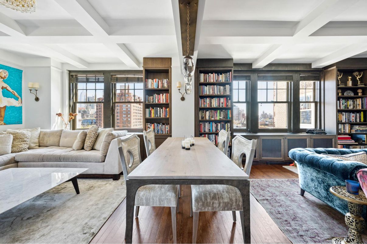 Home Office, Interior, Living room, Wooden Beams, Wood Texture Flooring
