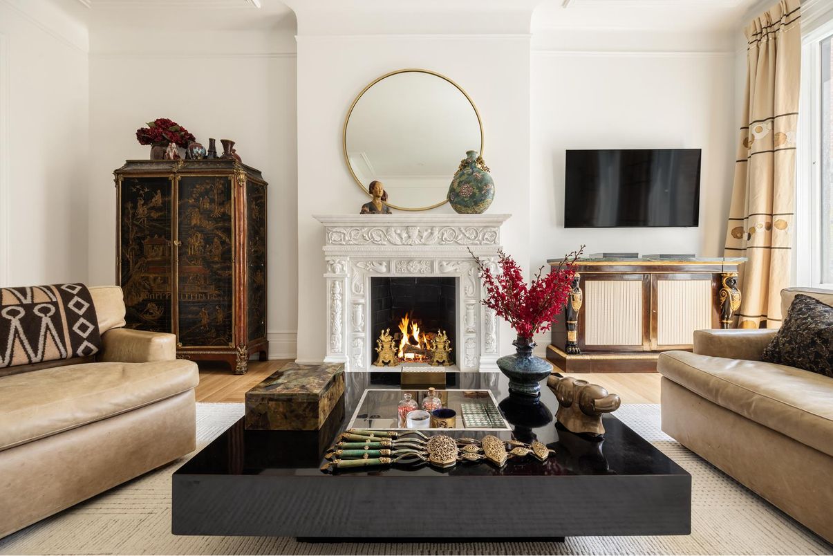 Fireplace, Interior, Living room, Wood Texture Flooring