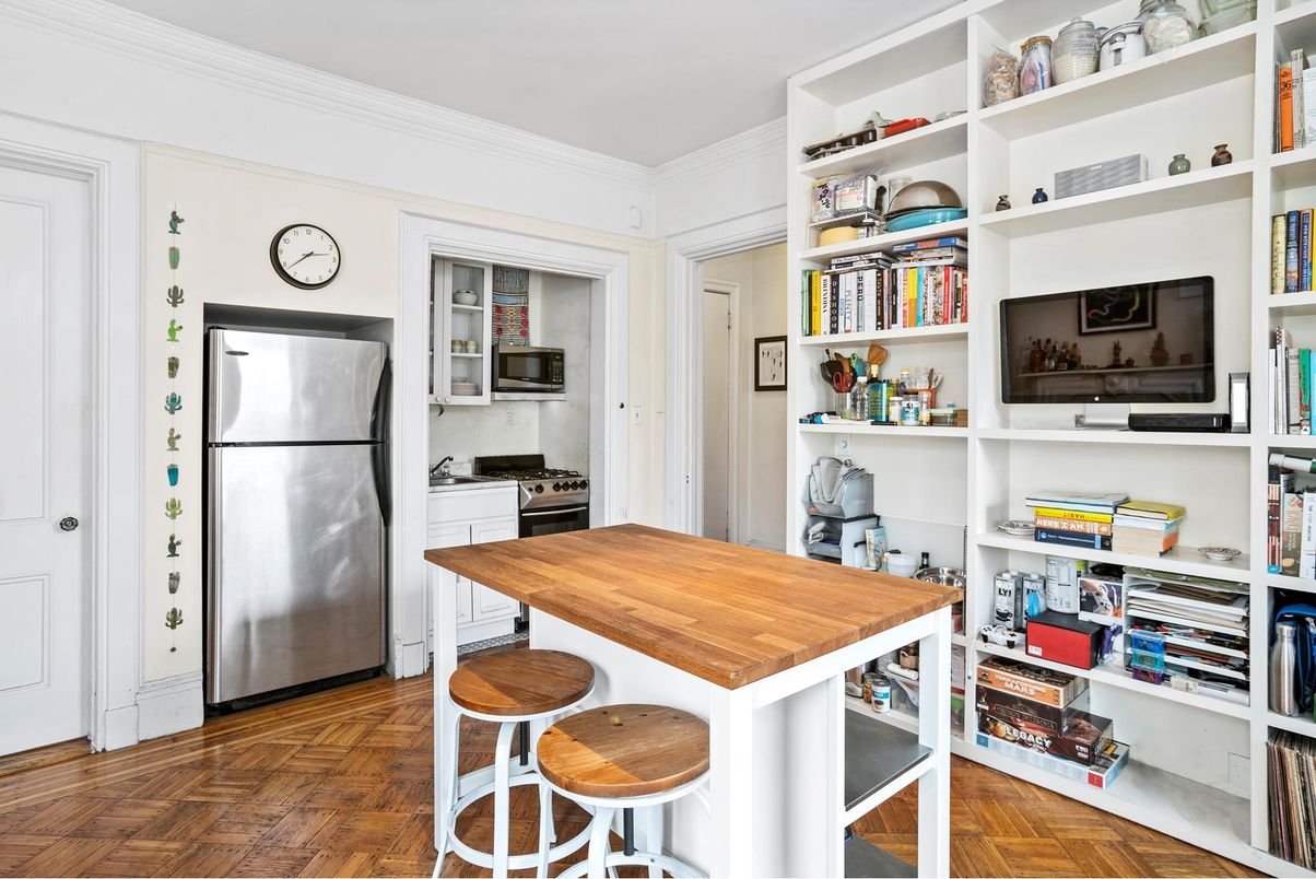 Interior, Kitchen, Wood Texture Flooring