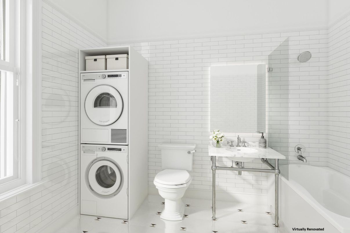 Bathroom, Interior, Utility Closets, Washer