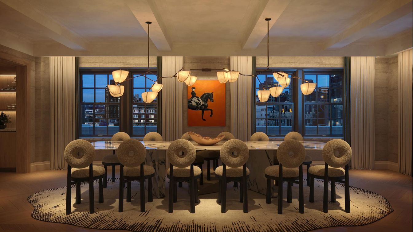 Interior, Pendant Lights, Wood Texture Flooring
