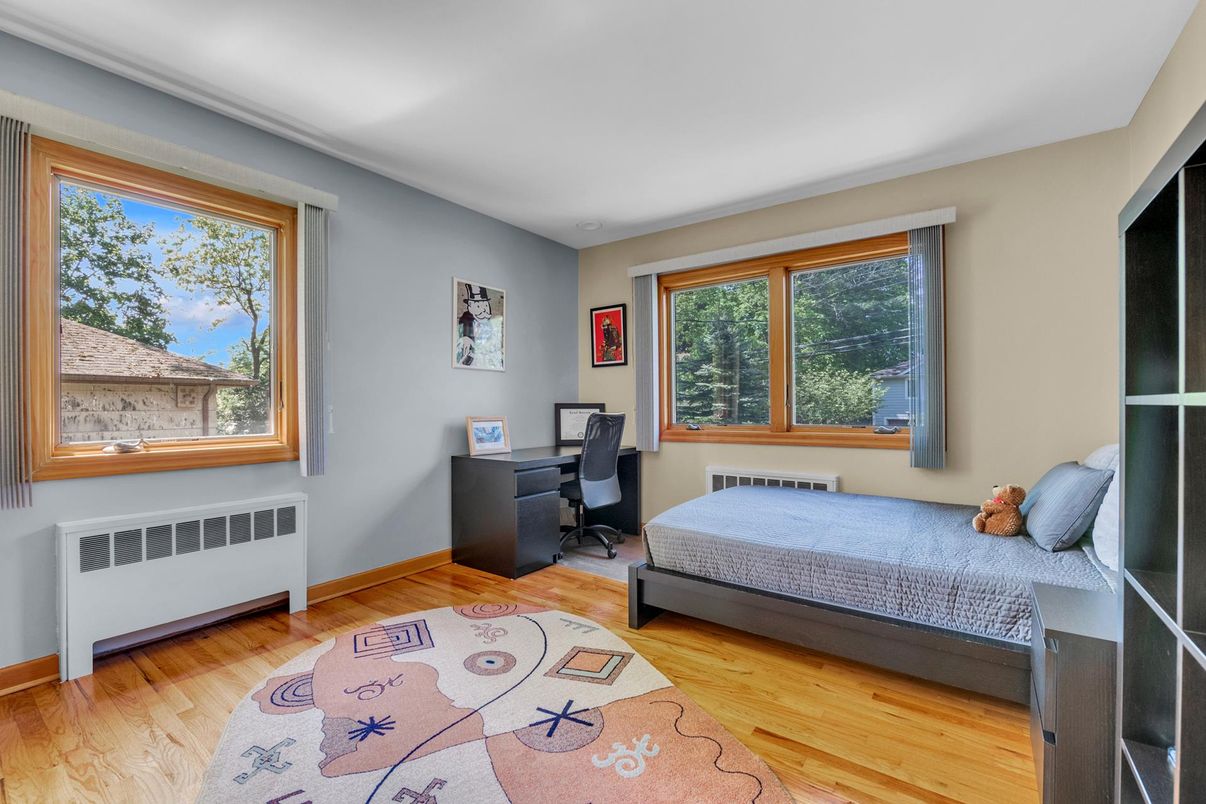 Bedroom, Home Office, Interior, Wood Texture Flooring