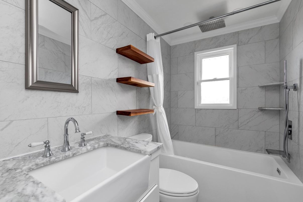 Bathroom, Interior, Marble Walls
