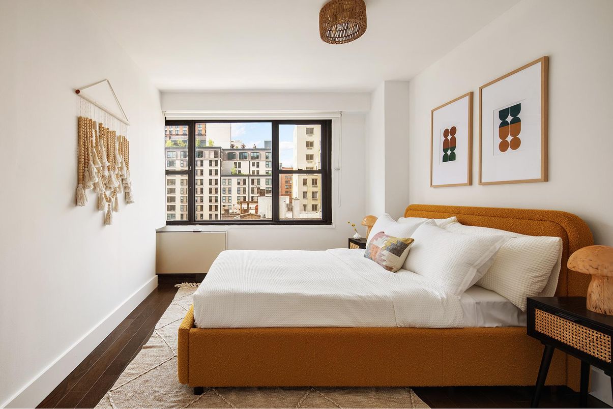 Bedroom, Interior, Wood Texture Flooring