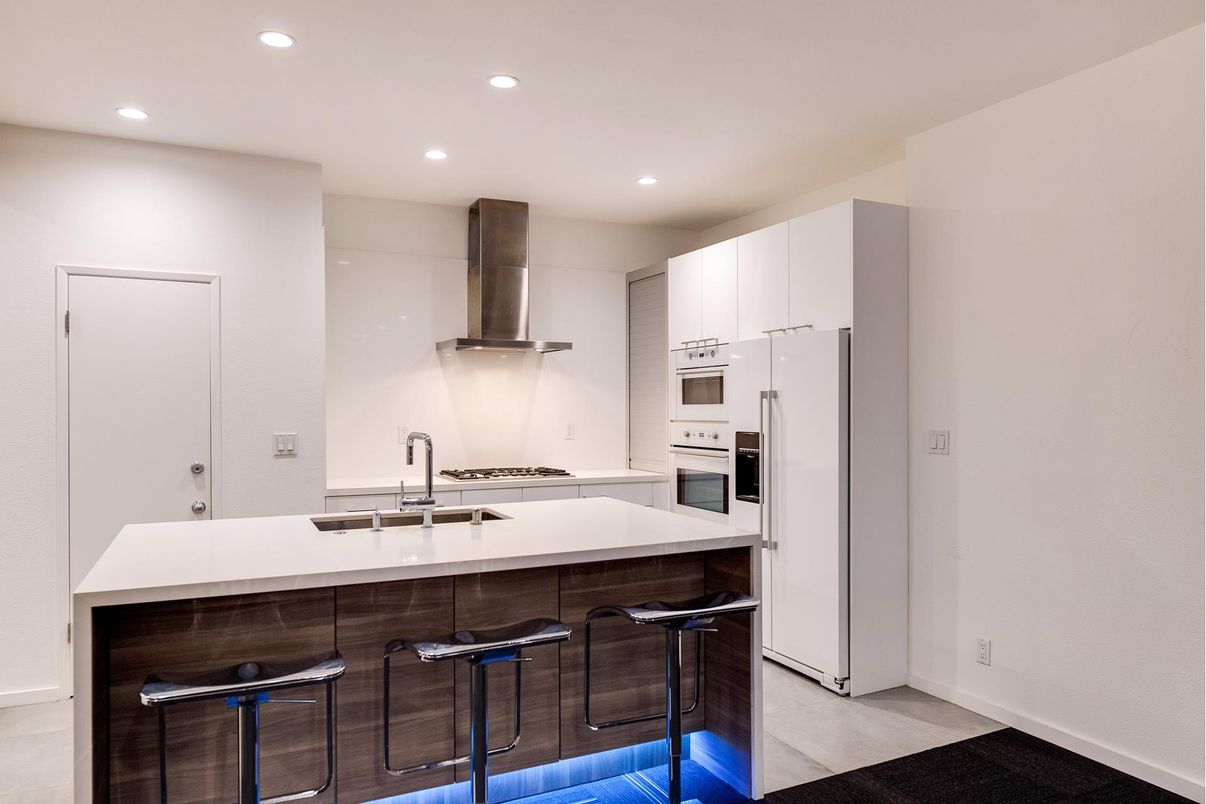 Interior, Kitchen, Recessed Lighting, Stainless Steel Appliances