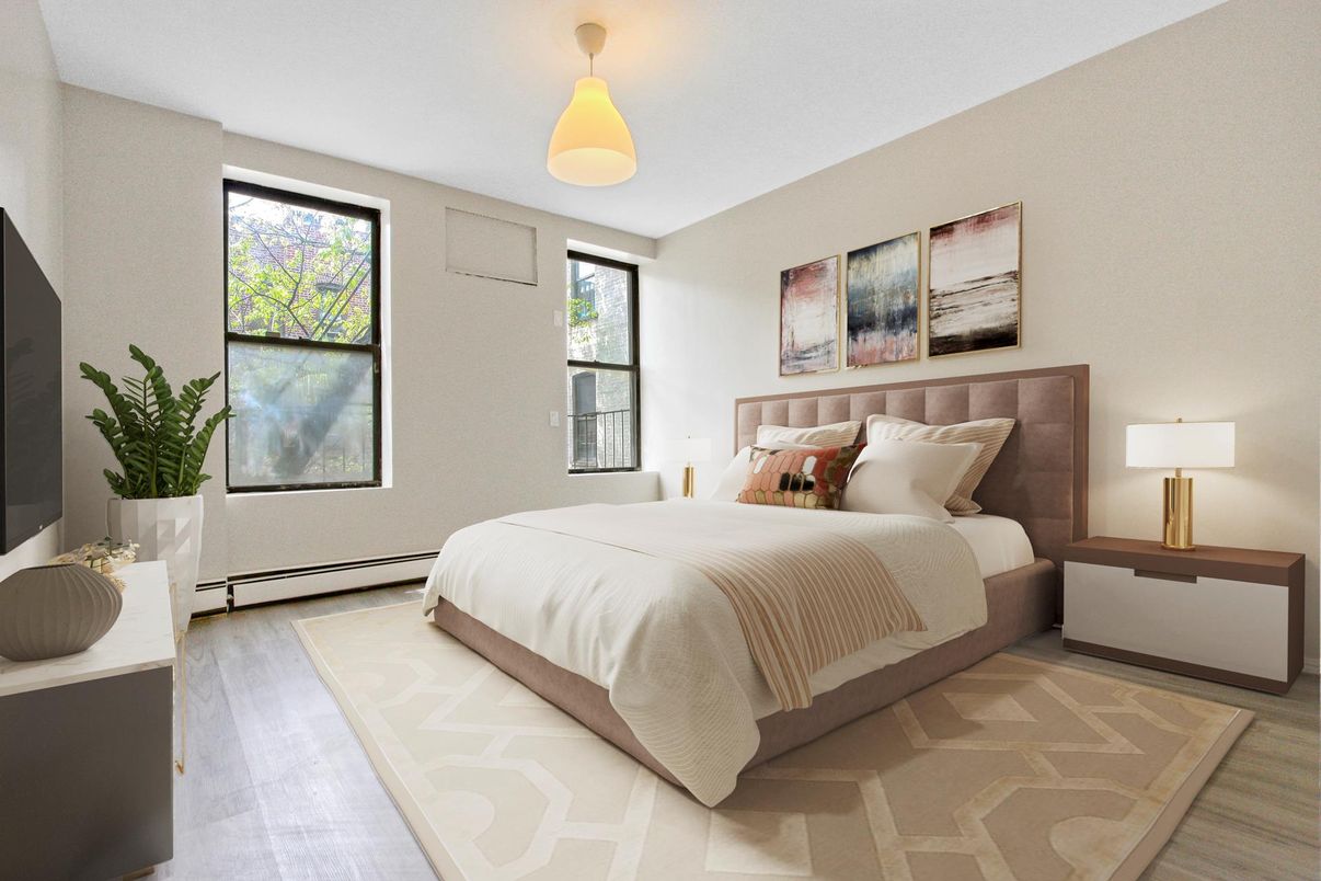 Bedroom, Interior, Wood Texture Flooring