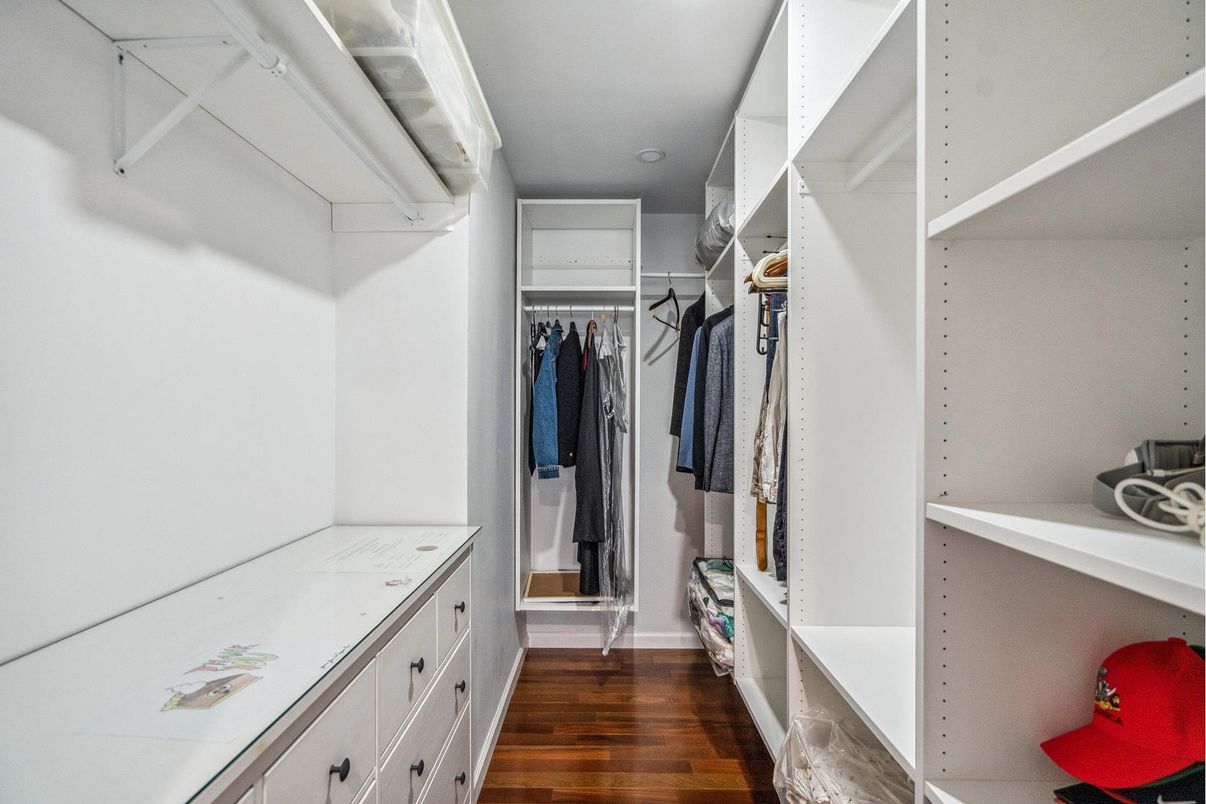 Interior, Walk-in Closets, Wood Texture Flooring