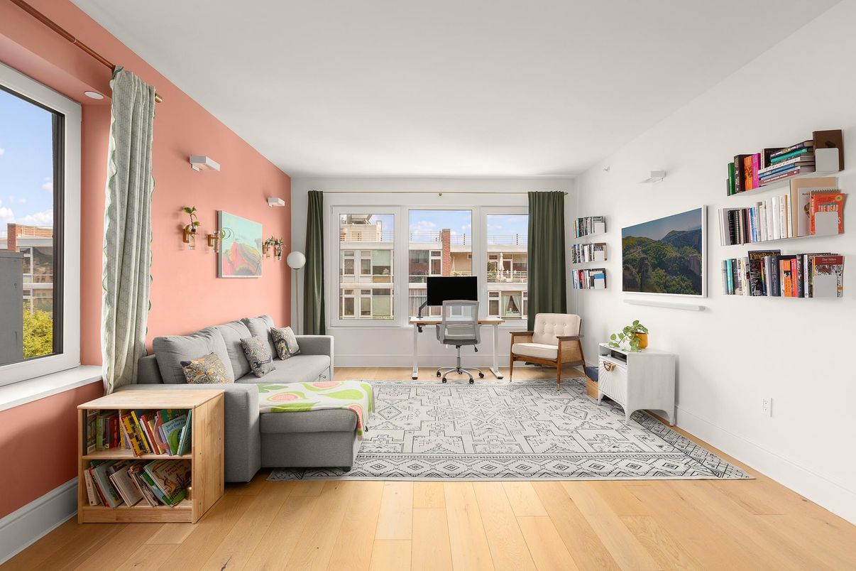Home Office, Interior, Living room, Wood Texture Flooring