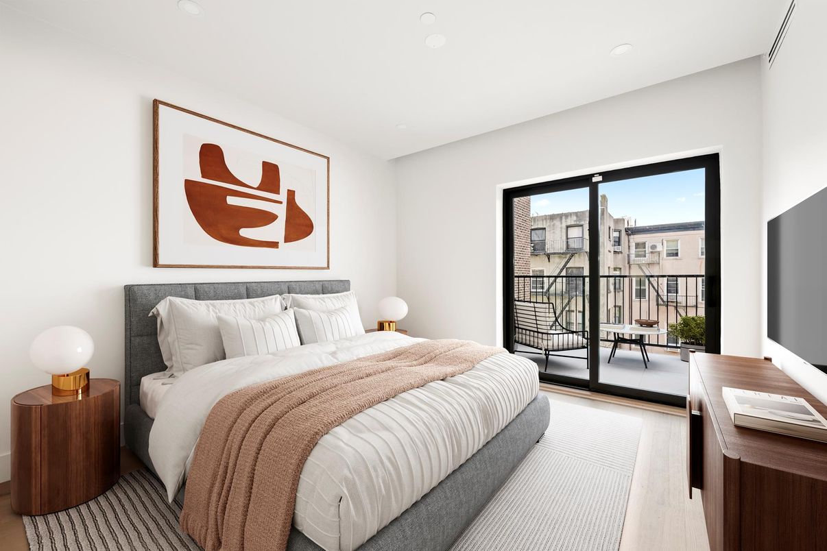 Bedroom, Interior, Recessed Lighting
