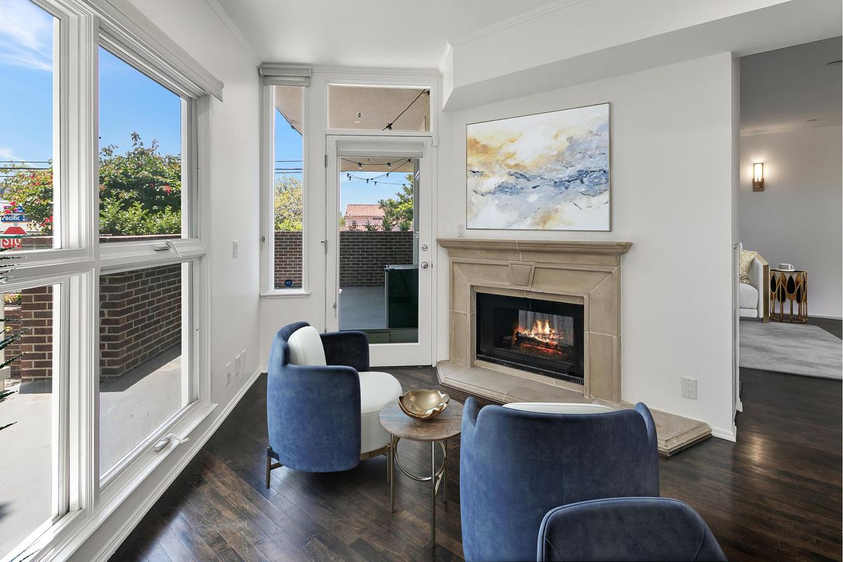 Fireplace, Interior, Wood Texture Flooring