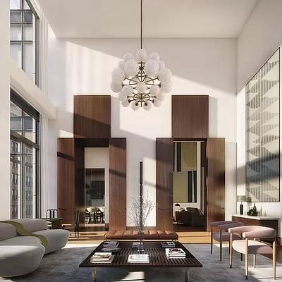 Chandelier, Dining room, Interior, Living room, Pendant Lights, Wood Texture Flooring