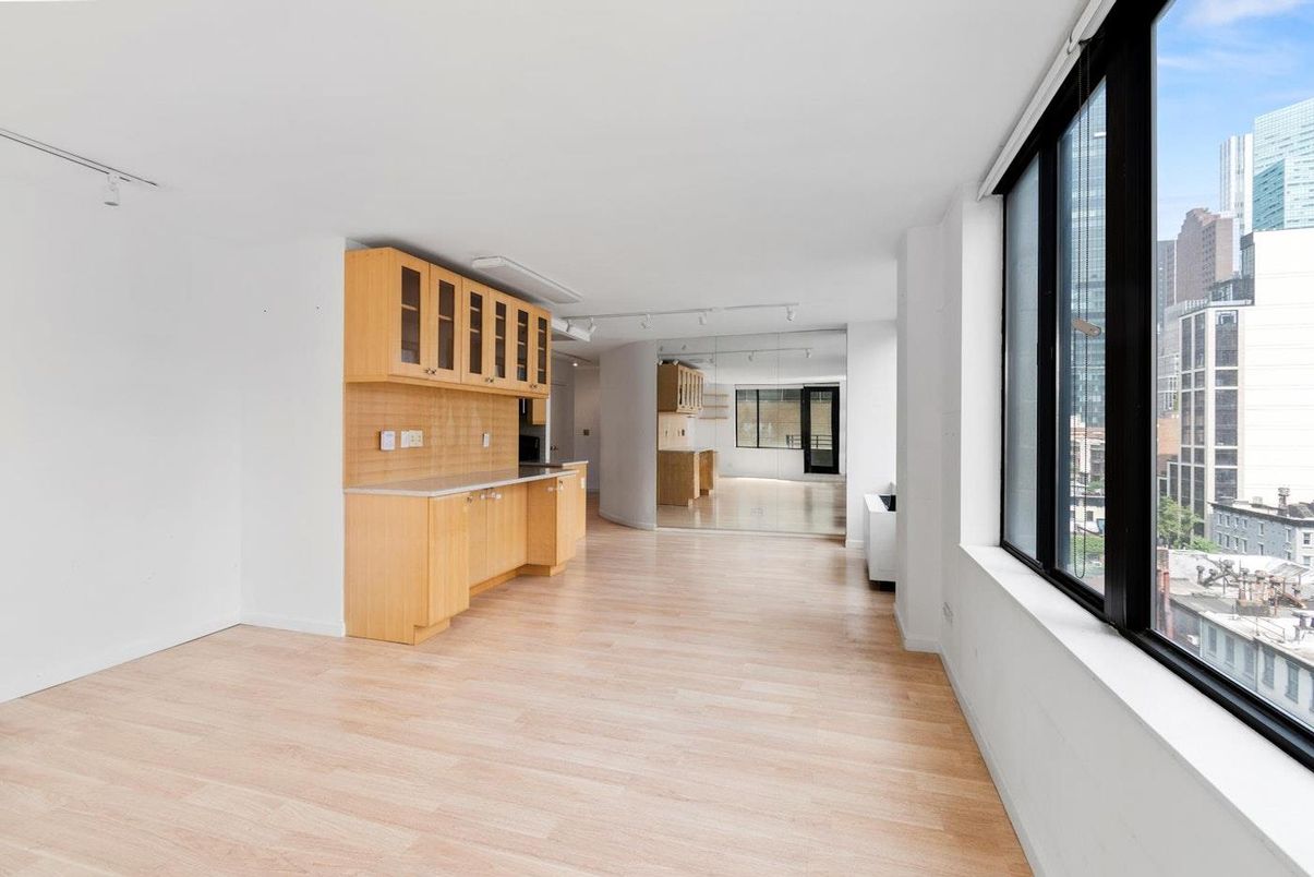 Interior, Kitchen, Pendant Lights, Wood Texture Flooring