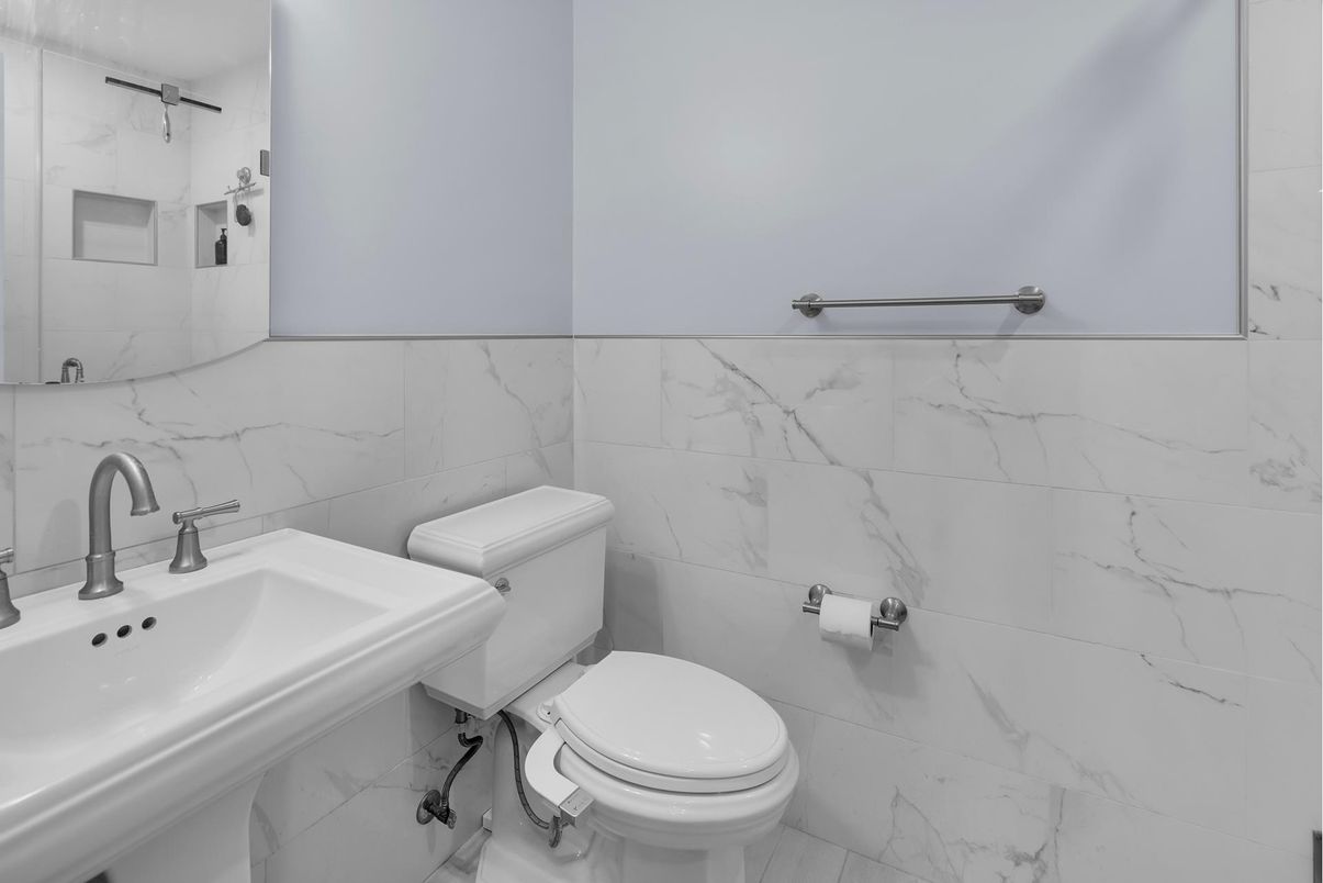 Bathroom, Interior, Marble Walls
