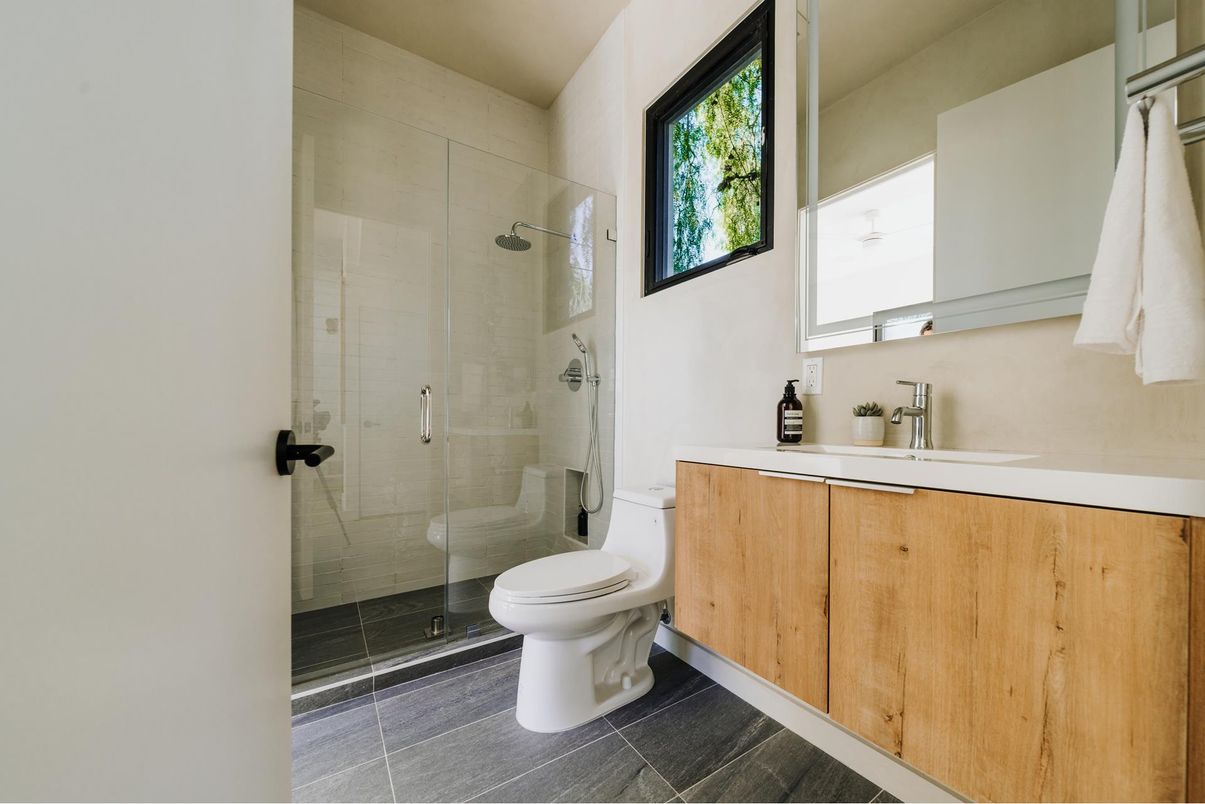 Bathroom, Glass Shower, Interior