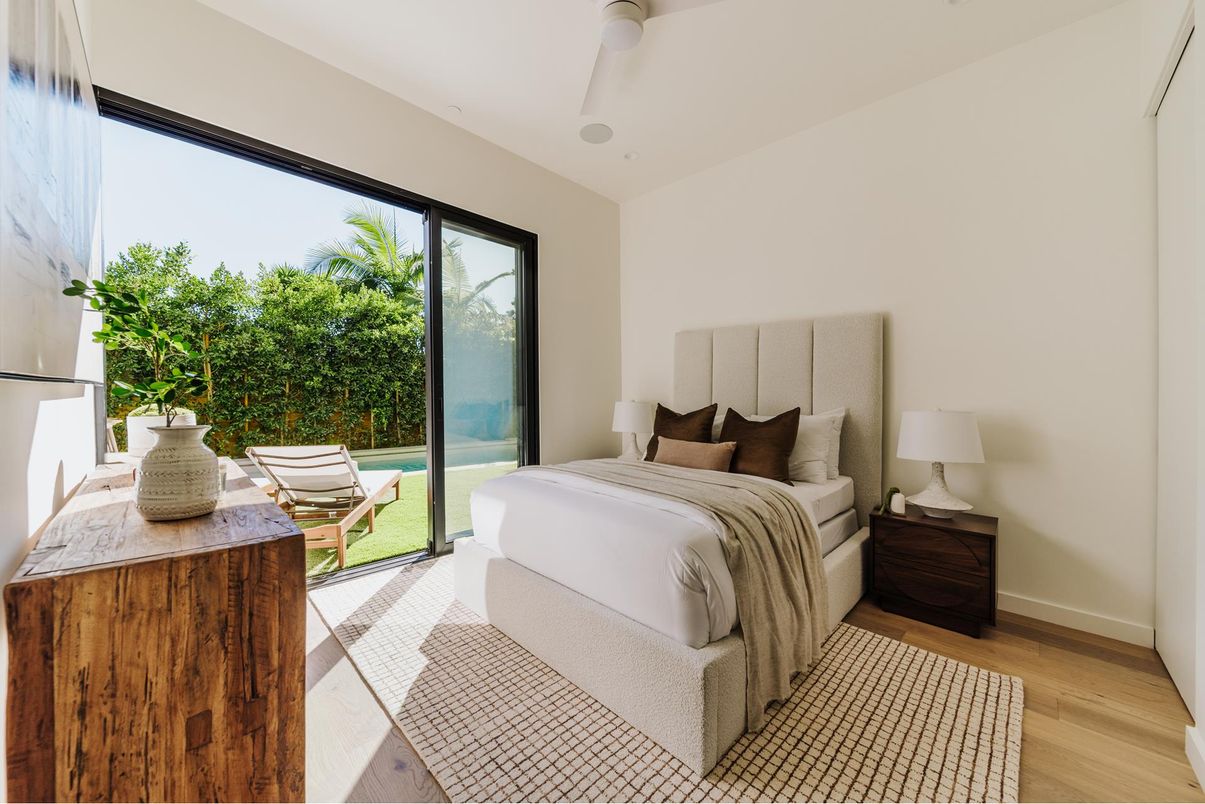 Bedroom, Interior, Wood Texture Flooring