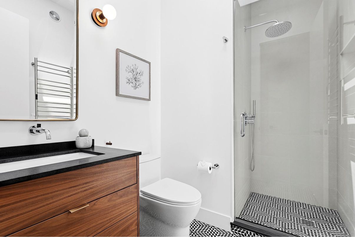 Bathroom, Glass Shower, Interior