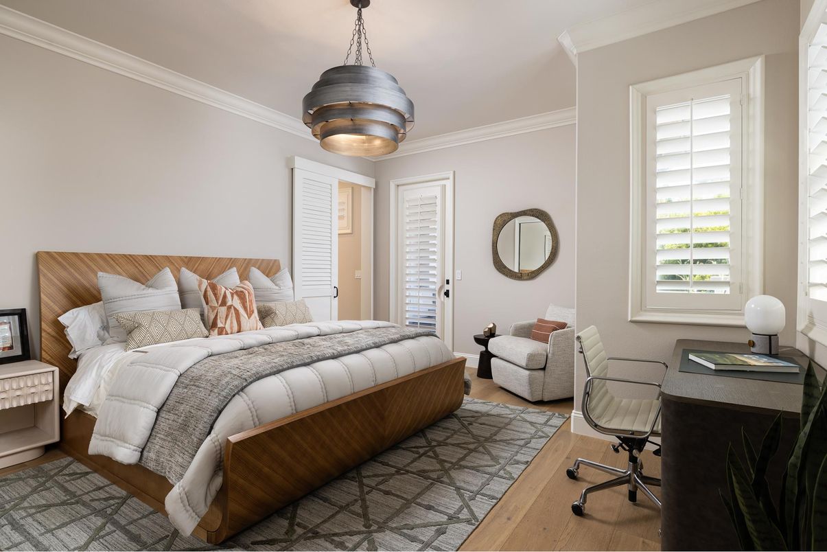 Bedroom, Home Office, Interior, Wood Texture Flooring