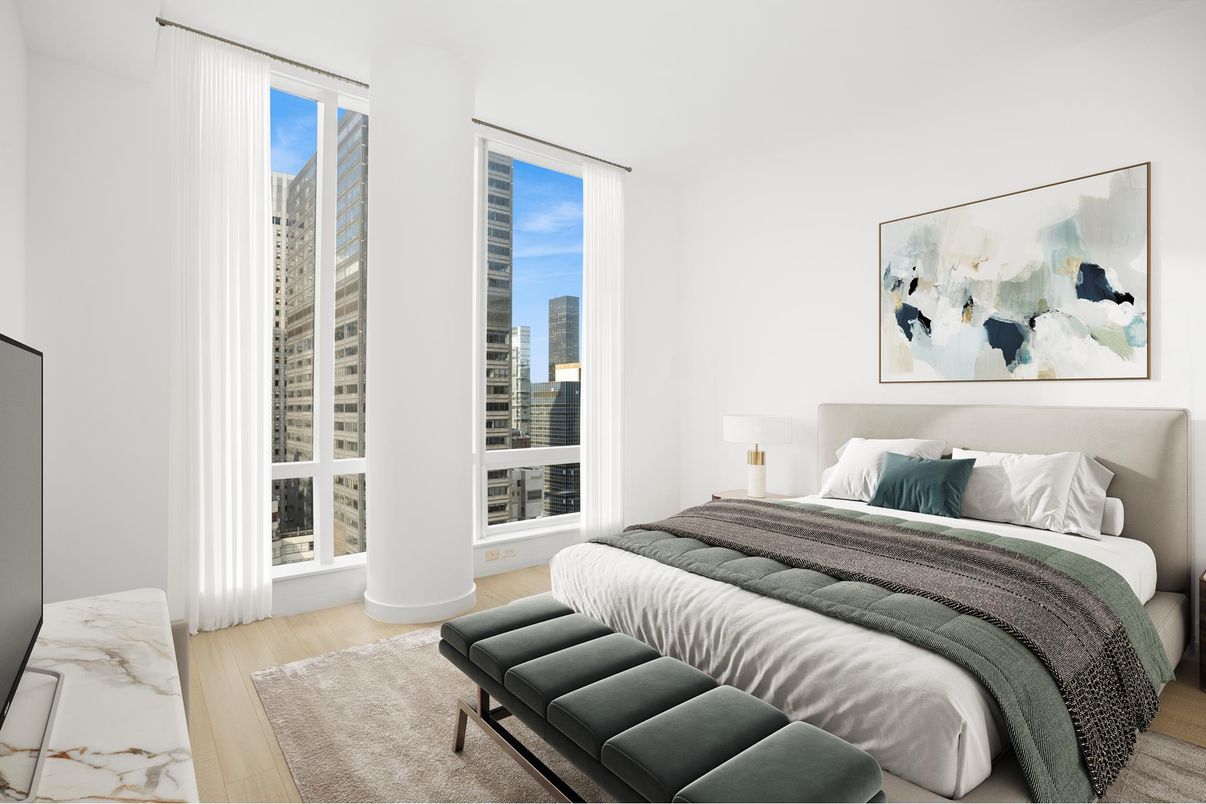 Bedroom, Interior, Water, Wood Texture Flooring
