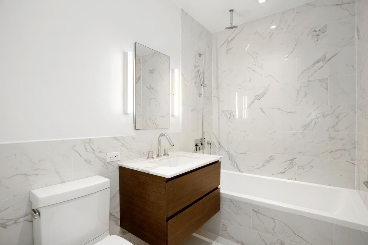 Bathroom, Interior, Marble Walls