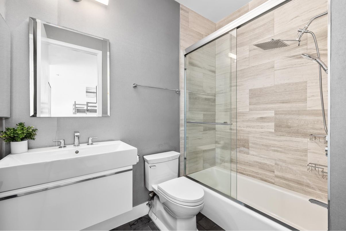 Bathroom, Glass Shower, Interior