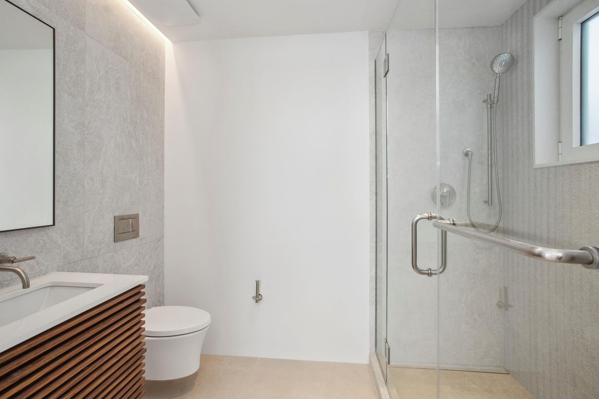 Bathroom, Glass Shower, Interior