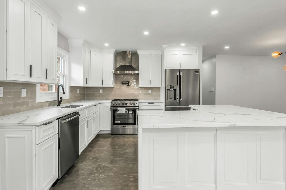 Interior, Kitchen, Recessed Lighting, Stainless Steel Appliances