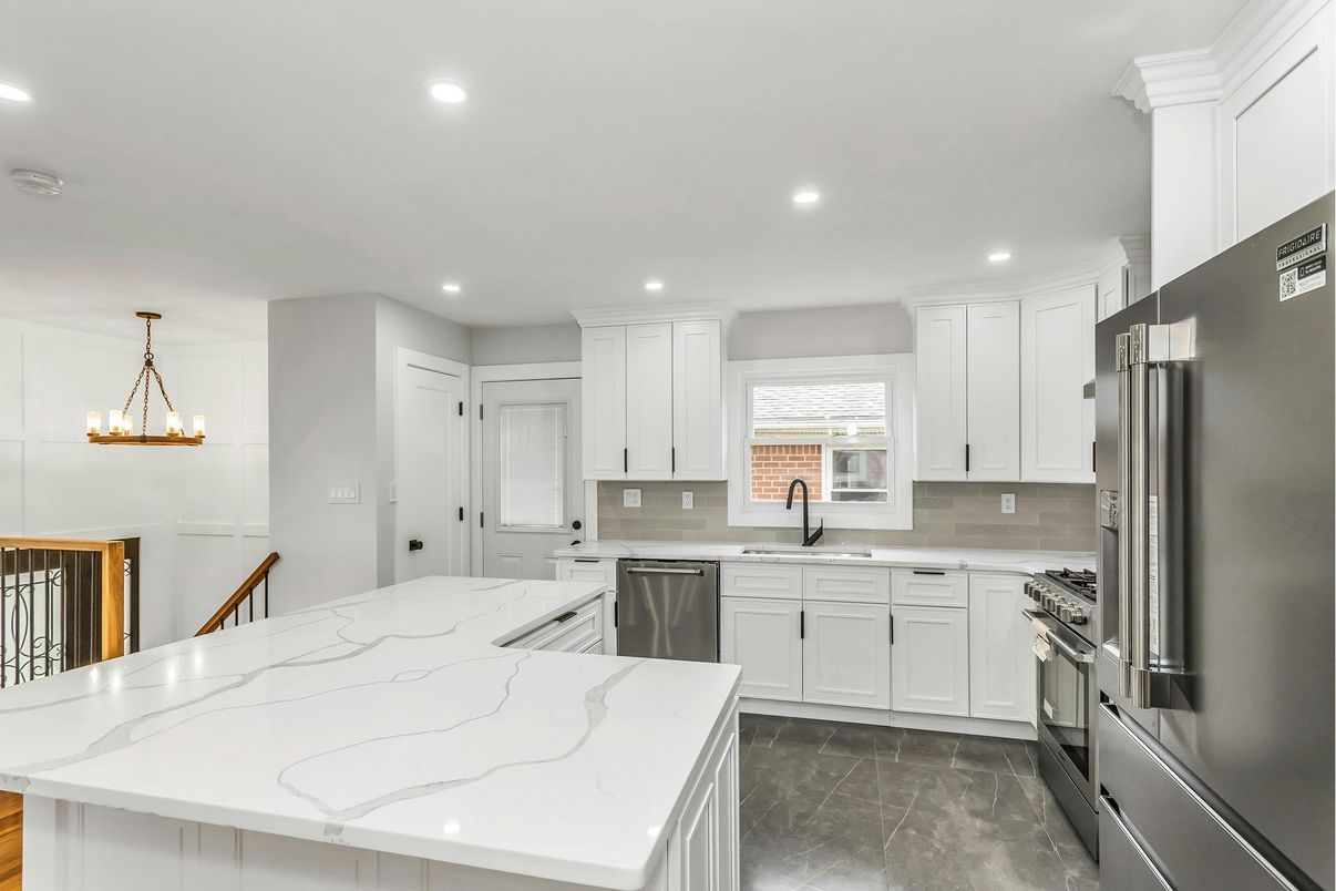 Interior, Kitchen, Recessed Lighting, Stainless Steel Appliances