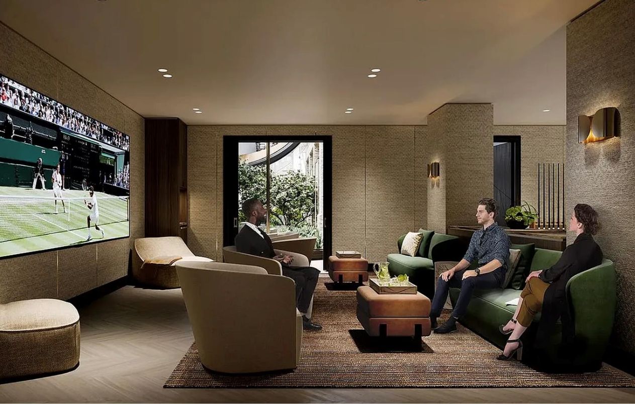 Interior, Living room, Recessed Lighting