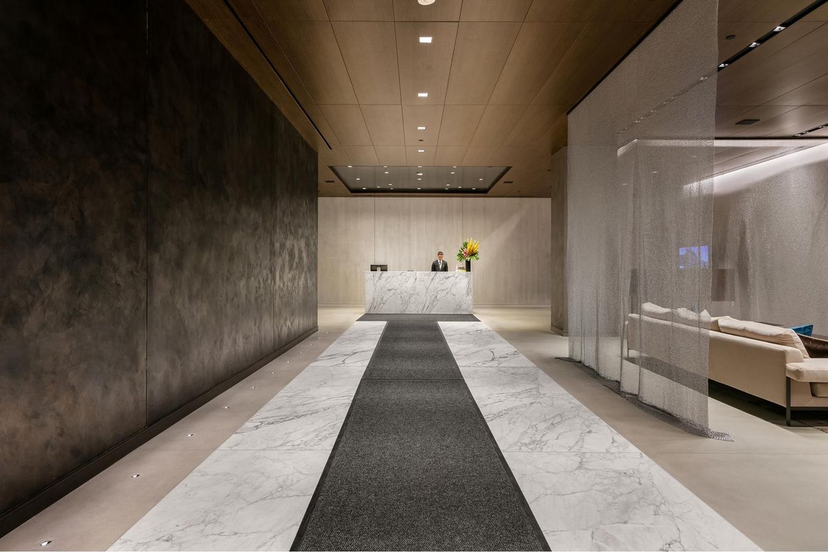 Interior, Marble, Recessed Lighting