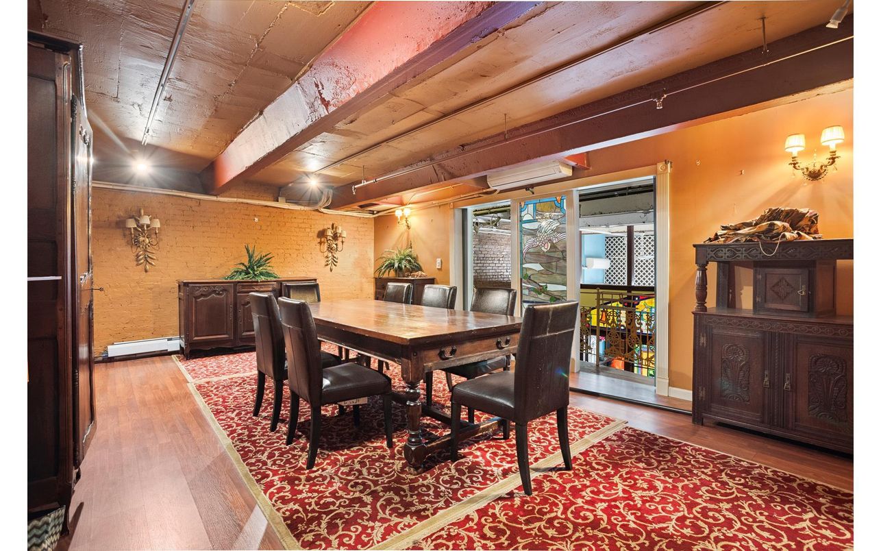 Dining room, Interior, Wood Texture Flooring