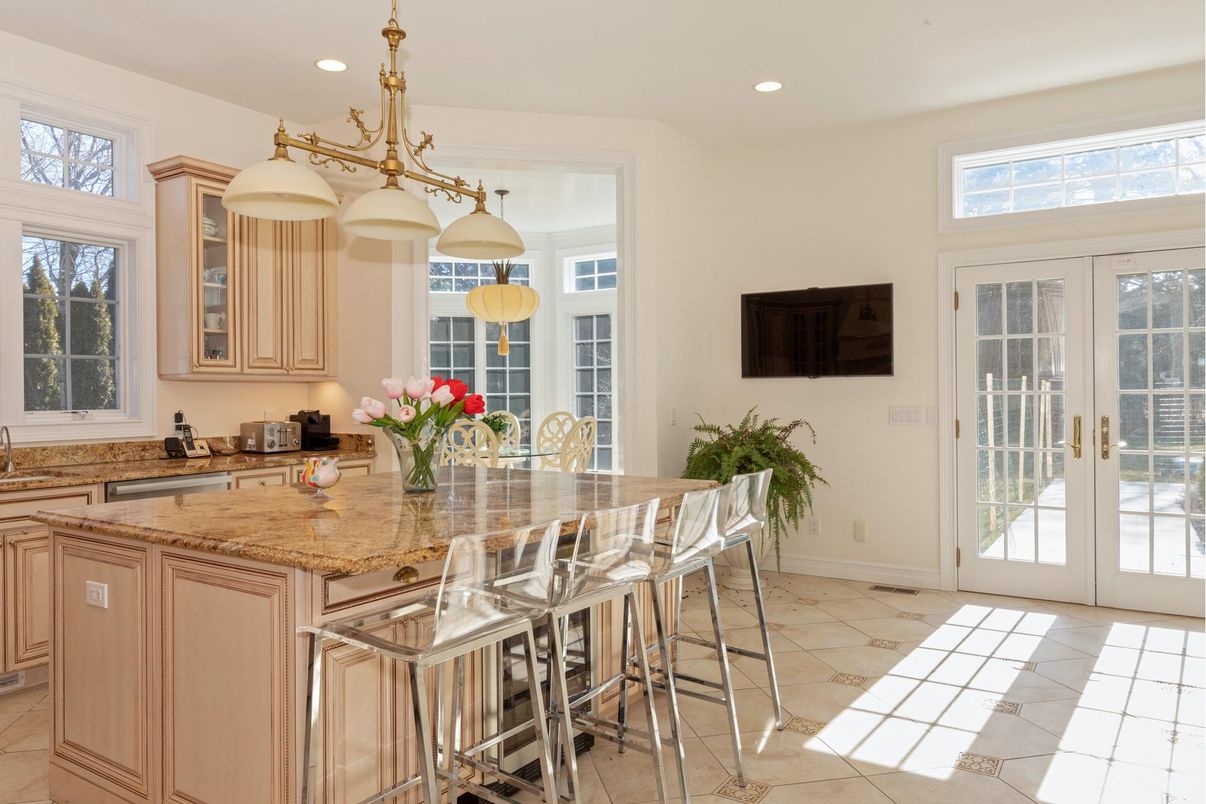 Dining room, Interior, Kitchen, Pendant Lights, Recessed Lighting