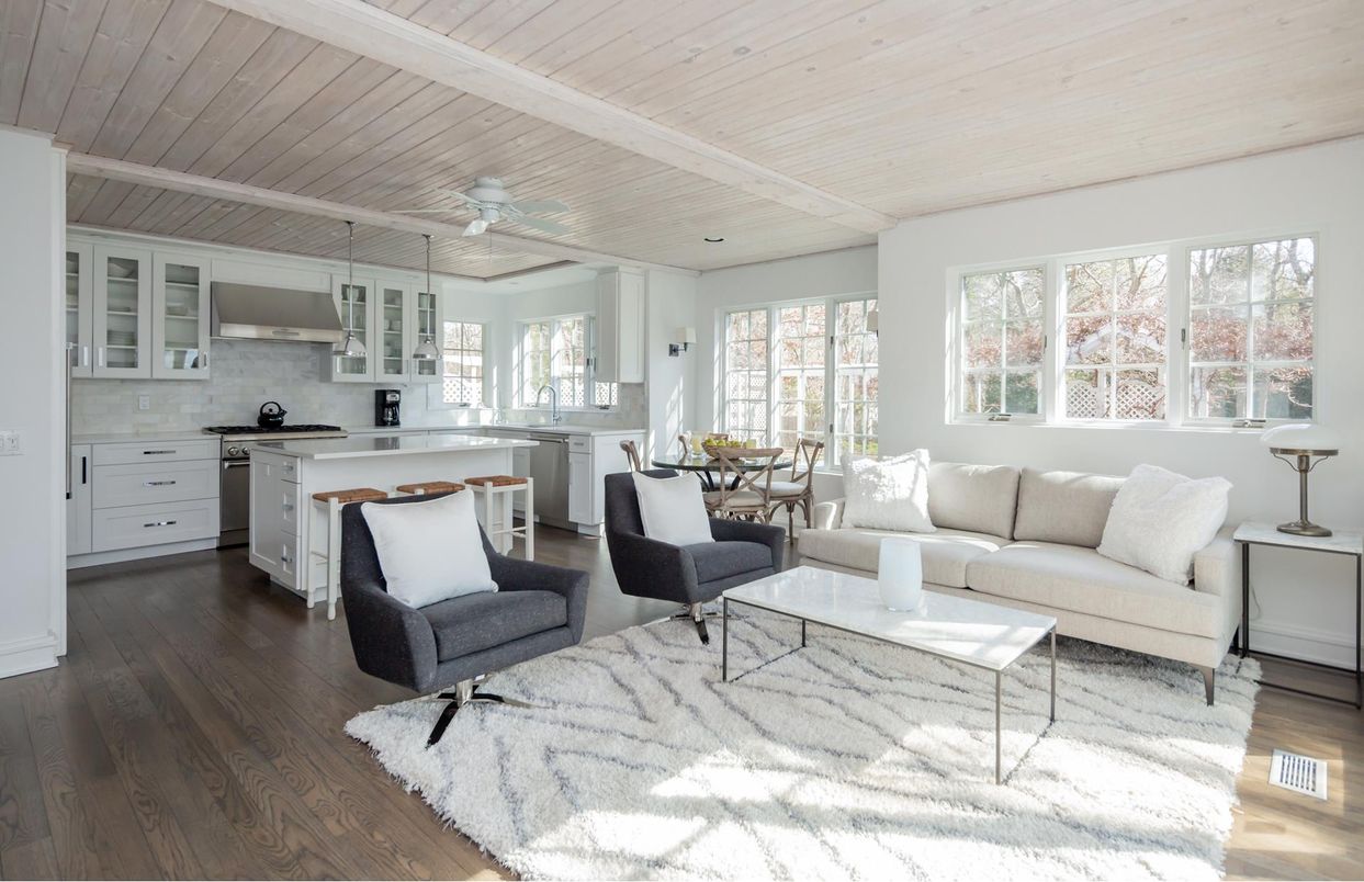 Dining room, Interior, Kitchen, Living room, Wooden Ceilings, Wood Texture Flooring