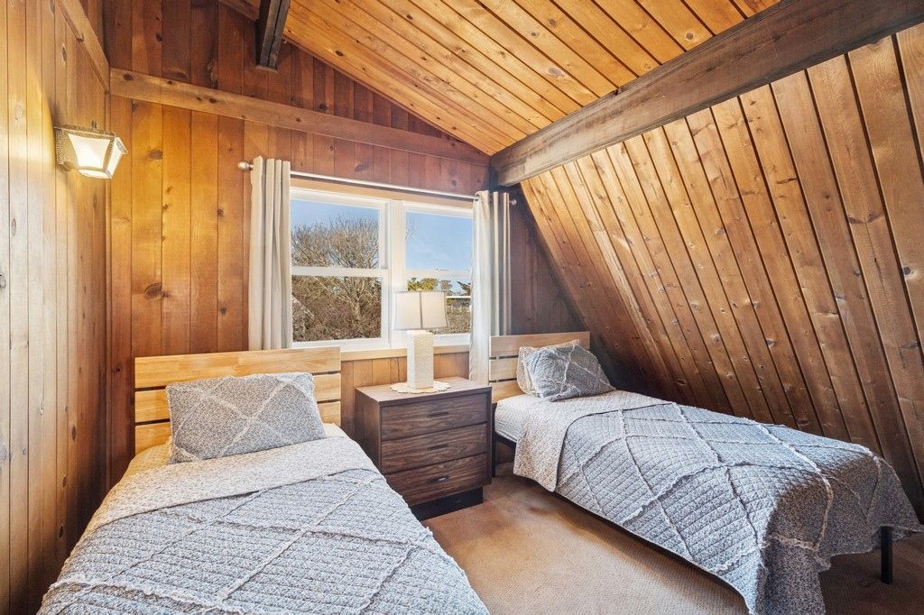 Bedroom, Interior, Wooden Beams, Wooden Ceilings, Wooden Walls