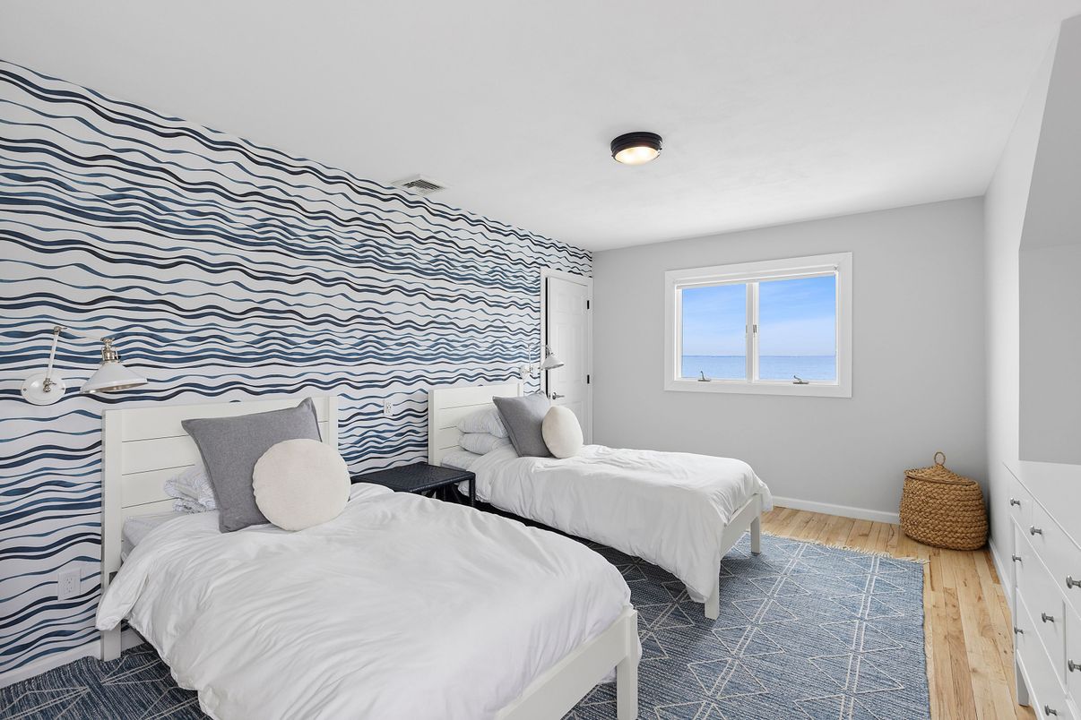 Bedroom, Interior, Water, Wood Texture Flooring