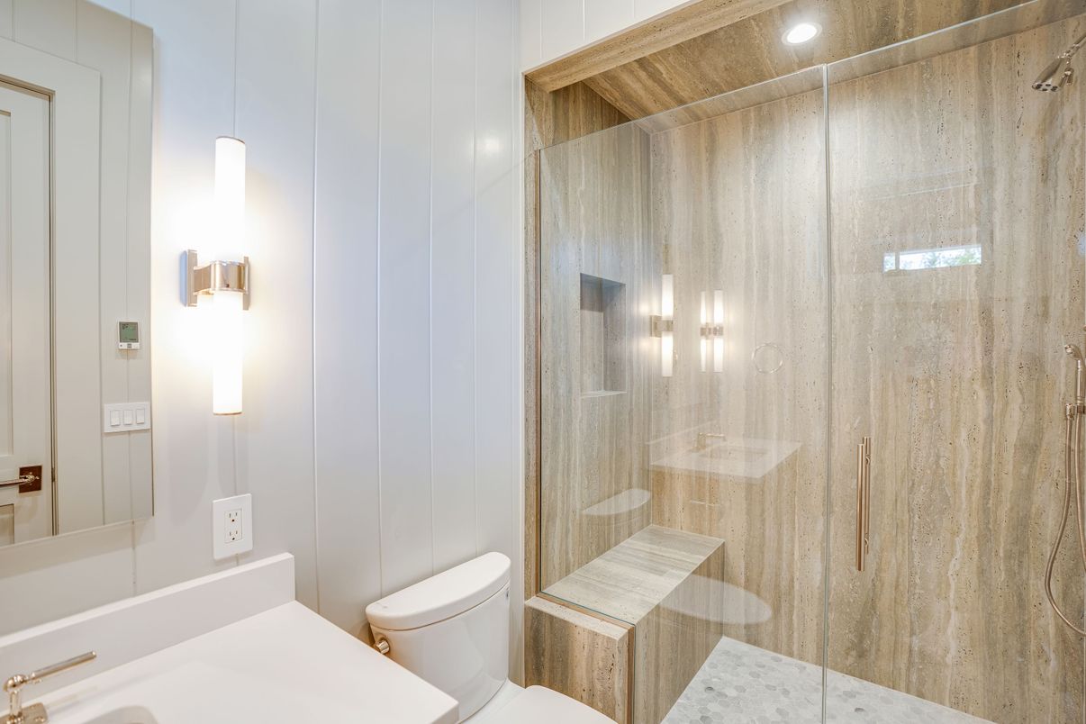 Bathroom, Glass Shower, Interior
