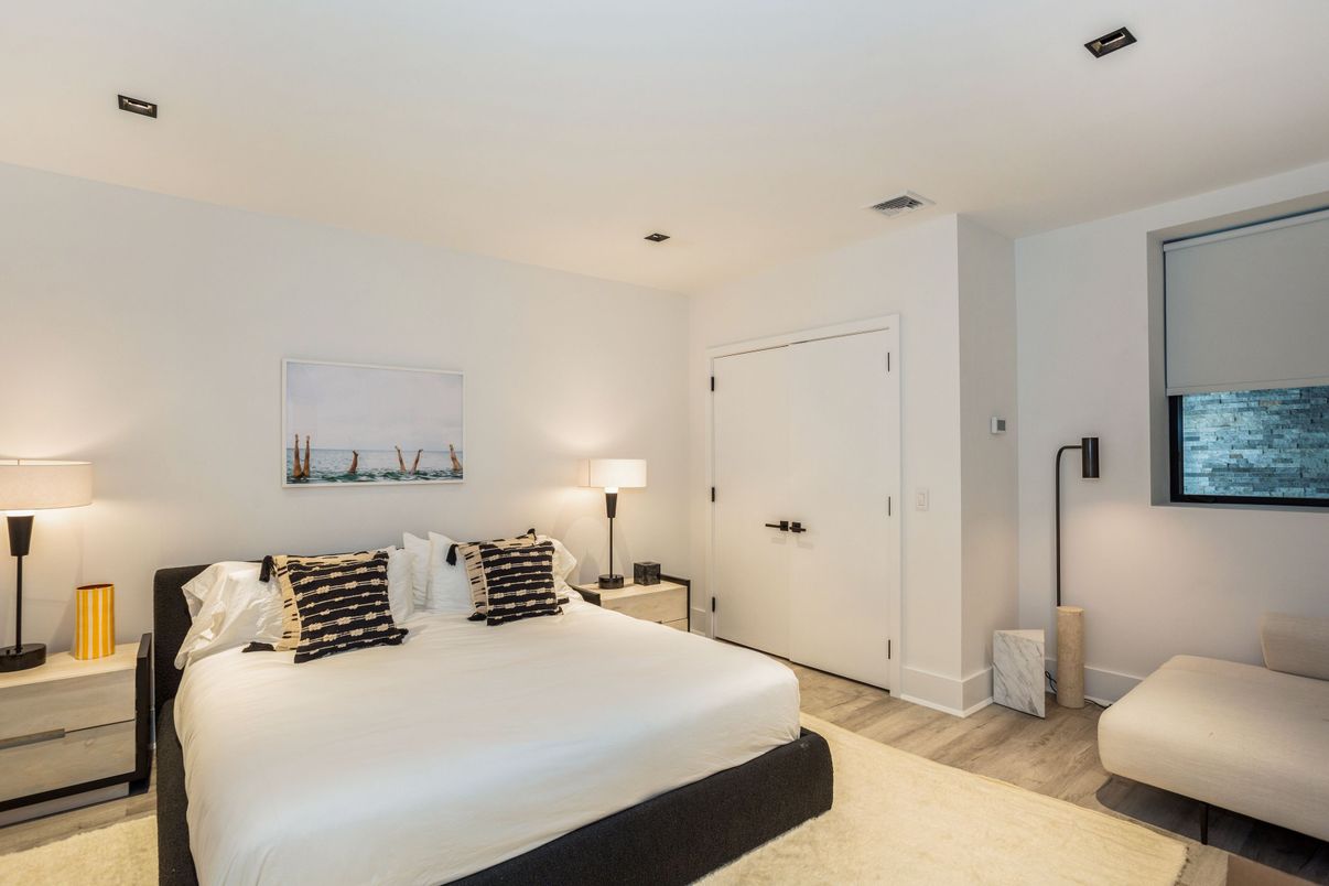 Bedroom, Interior, Wood Texture Flooring