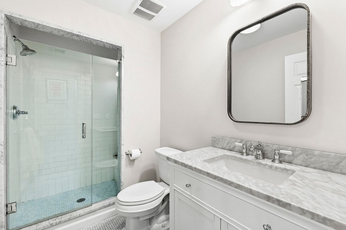 Bathroom, Glass Shower, Interior