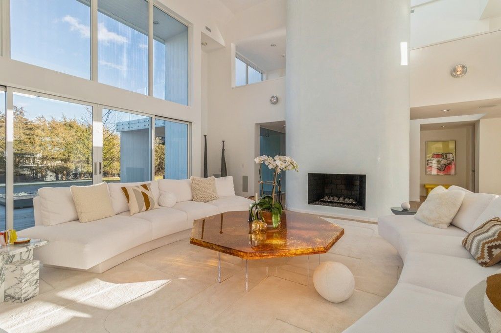Fireplace, Interior, Living room, Recessed Lighting