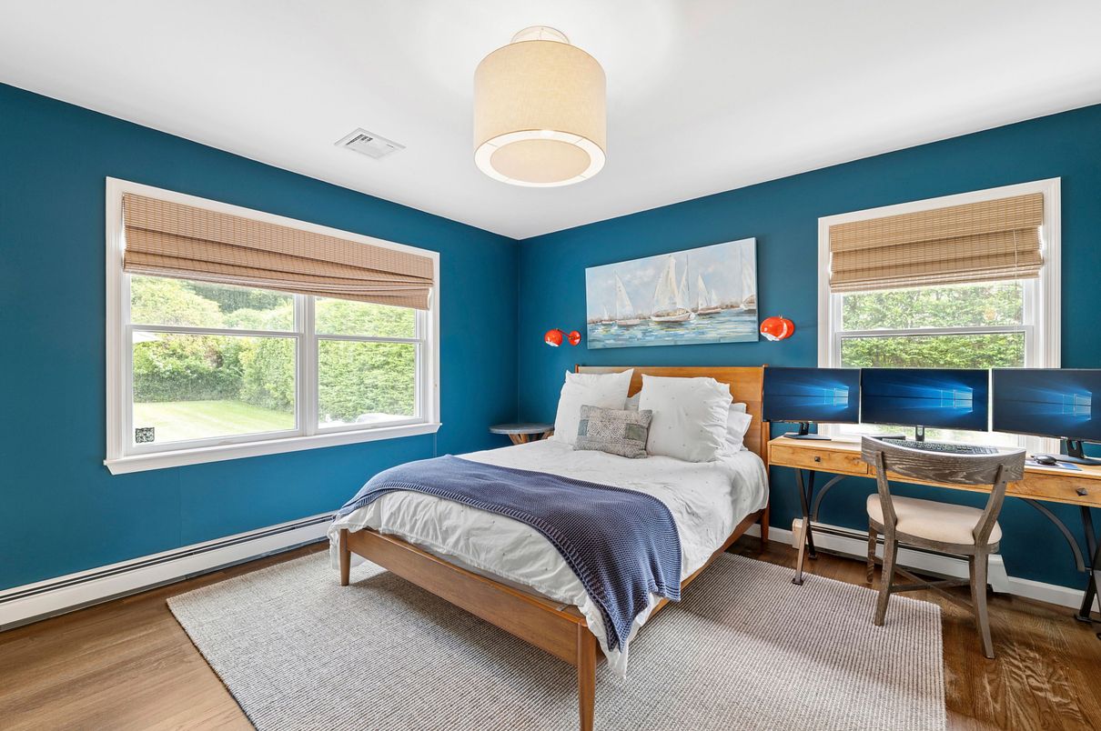 Bedroom, Home Office, Interior, Wood Texture Flooring