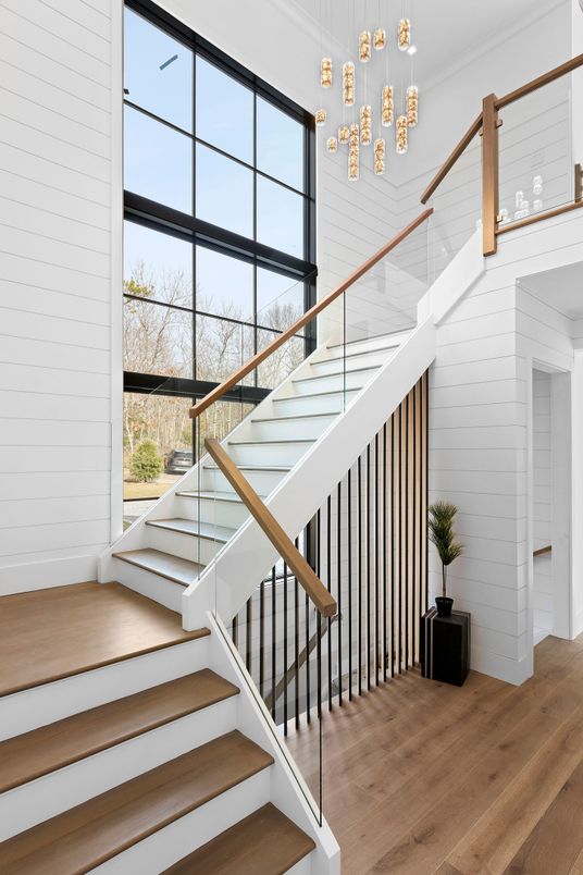 Interior, Pendant Lights, Wood Texture Flooring