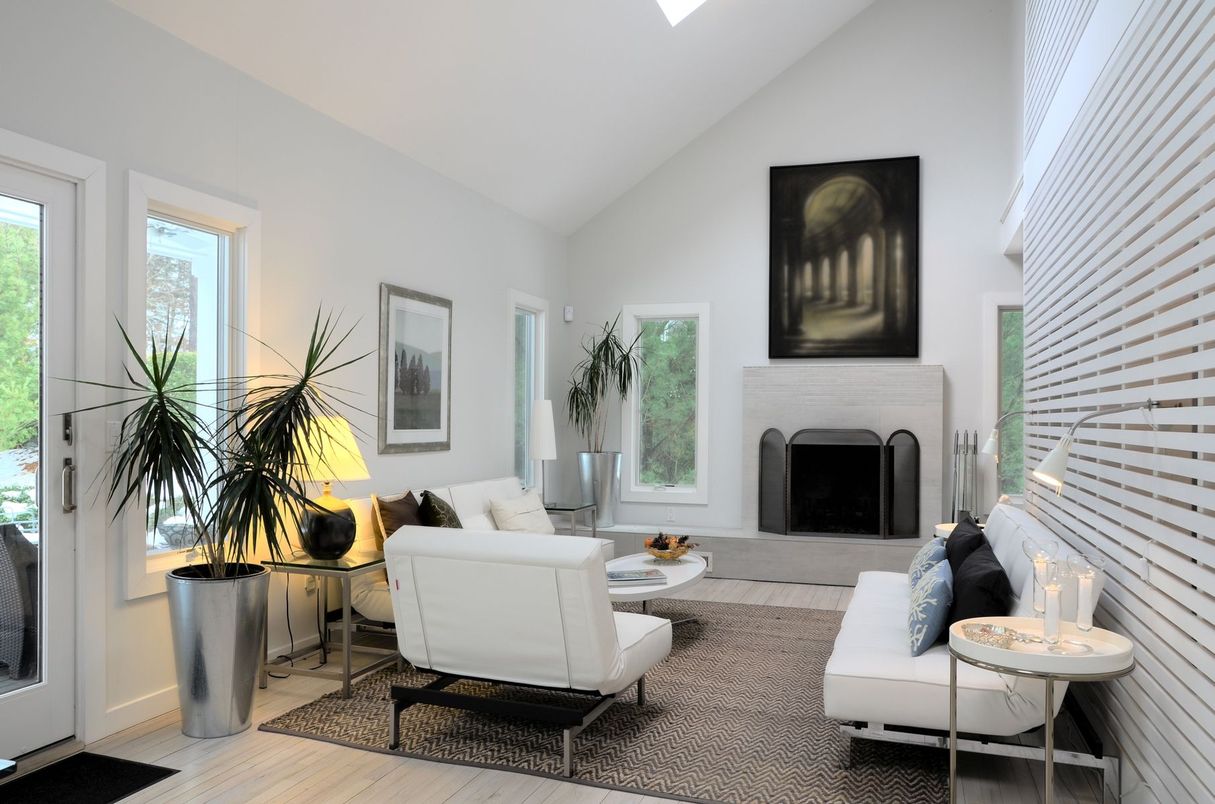 Fireplace, Interior, Living room, Wood Texture Flooring