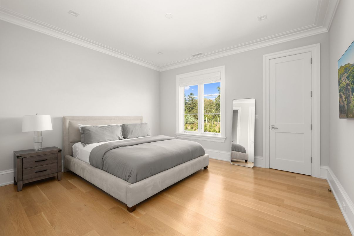 Bedroom, Interior, Wood Texture Flooring