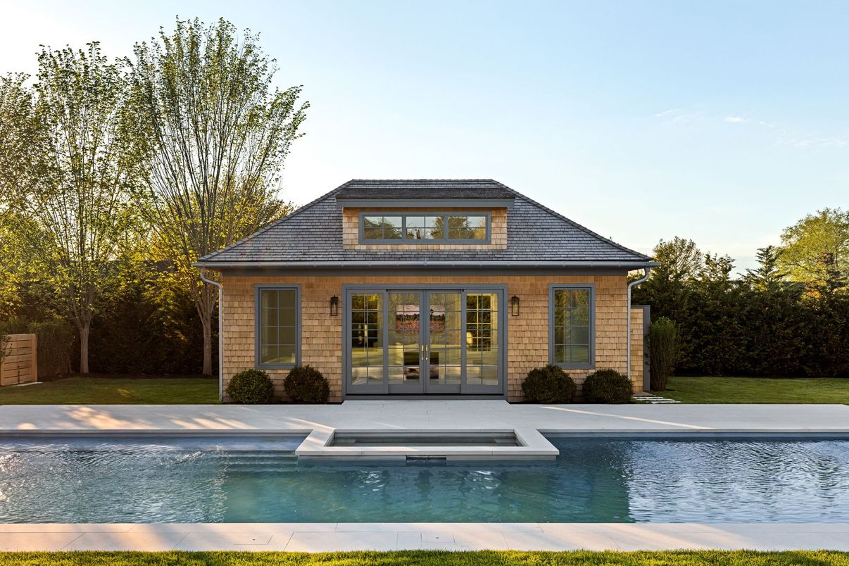 Exterior, Facade, Pool, French Provincial