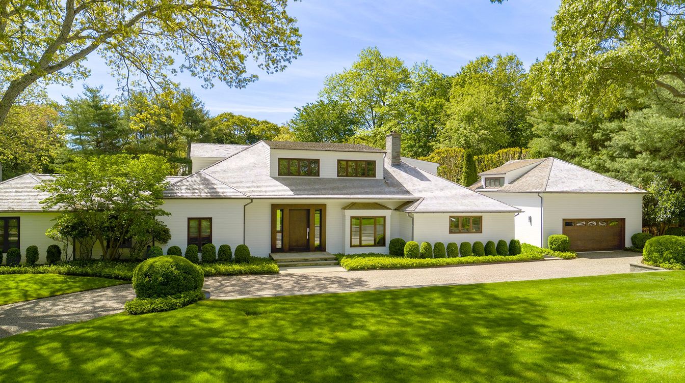Attached, Backyard, Exterior, Facade, Farmhouse