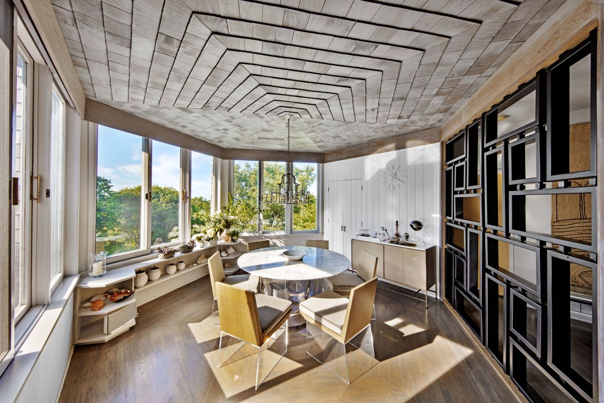 Dining room, Interior, Wood Texture Flooring