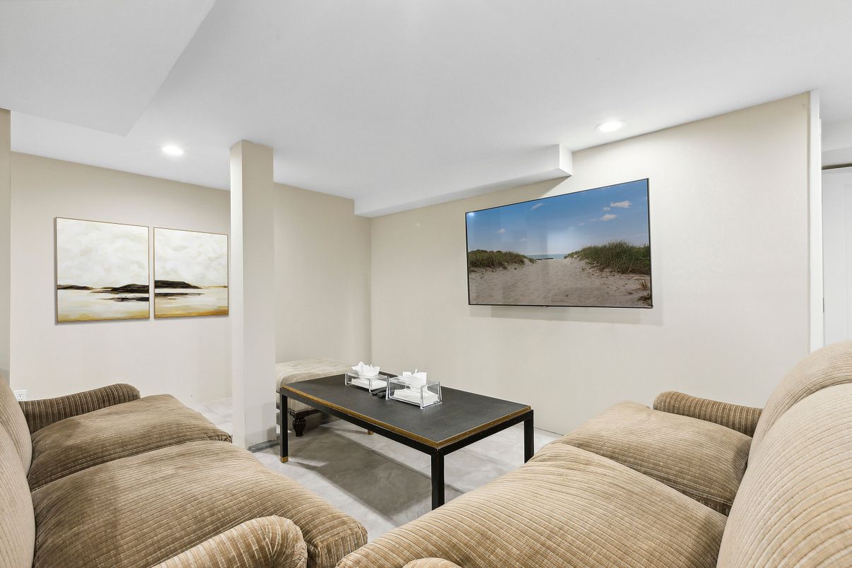 Interior, Living room, Recessed Lighting